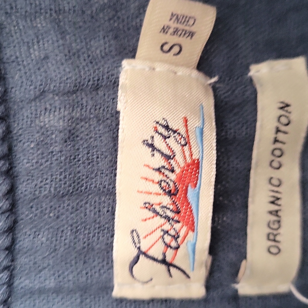 Faherty Dream Organic Cotton Scoop Tank - Stormy Seas - S - Picture 2 of 4